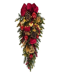 Puleo 28" Pre-Lit Adorned Swag