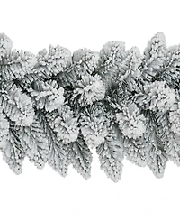 Puleo 9' x 10" Flocked Royal Majestic Fir Garland