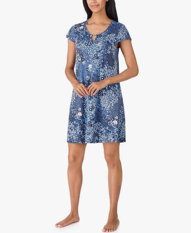 Ellen Tracy Women's Short Sleeve Chemise