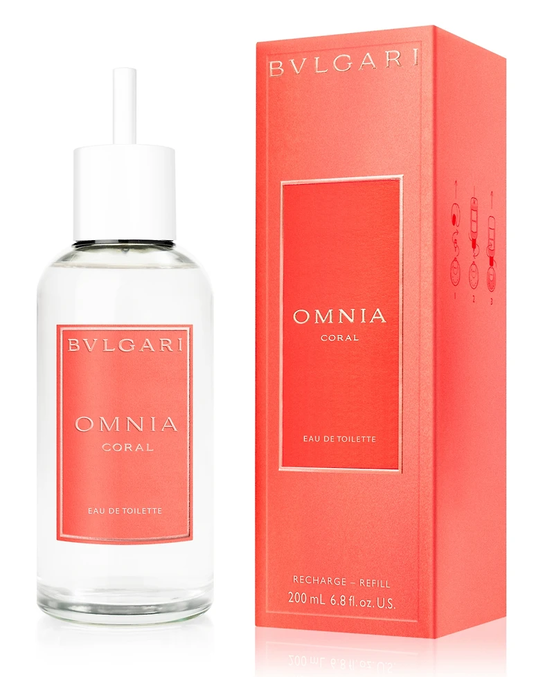 Bvlgari Omnia Coral Eau De Toilette Refill, 6.8 oz.