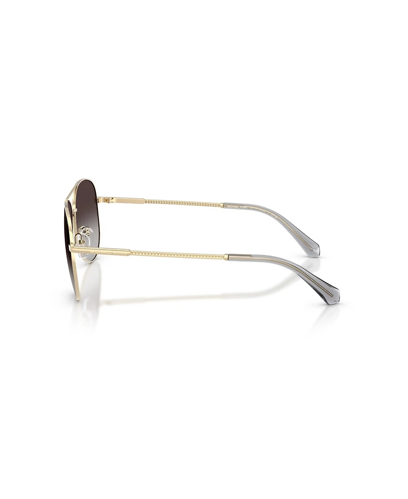 Michael Kors Women's Pilot Sunglasses, Perledo MK1172