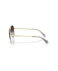 Michael Kors Women's Pilot Sunglasses, Perledo MK1172