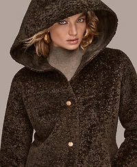 Donna Karan New York Women's Hooded Maxi Coat