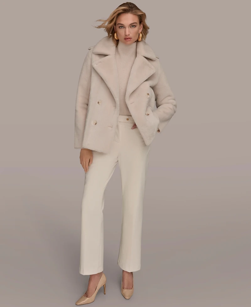 Donna Karan New York Women's Double-Breasted Coat