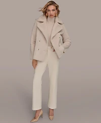 Donna Karan New York Women's Double-Breasted Coat