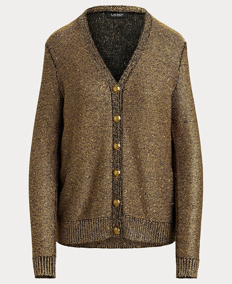 Lauren Ralph Women's Sequin Long Sleeve Cardigan