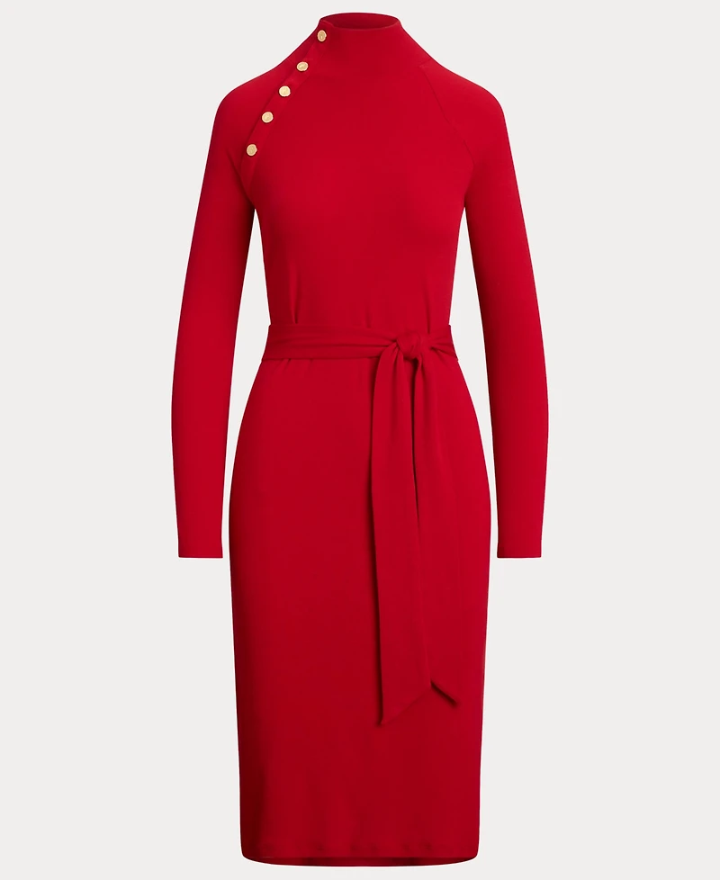 Lauren Ralph Women's Button Trim Dress