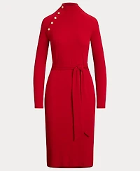 Lauren Ralph Women's Button Trim Dress