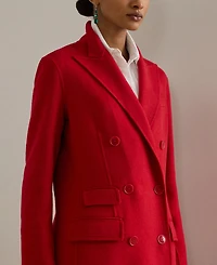 Lauren Ralph Women's Double Breasted Long Sleeve Coat