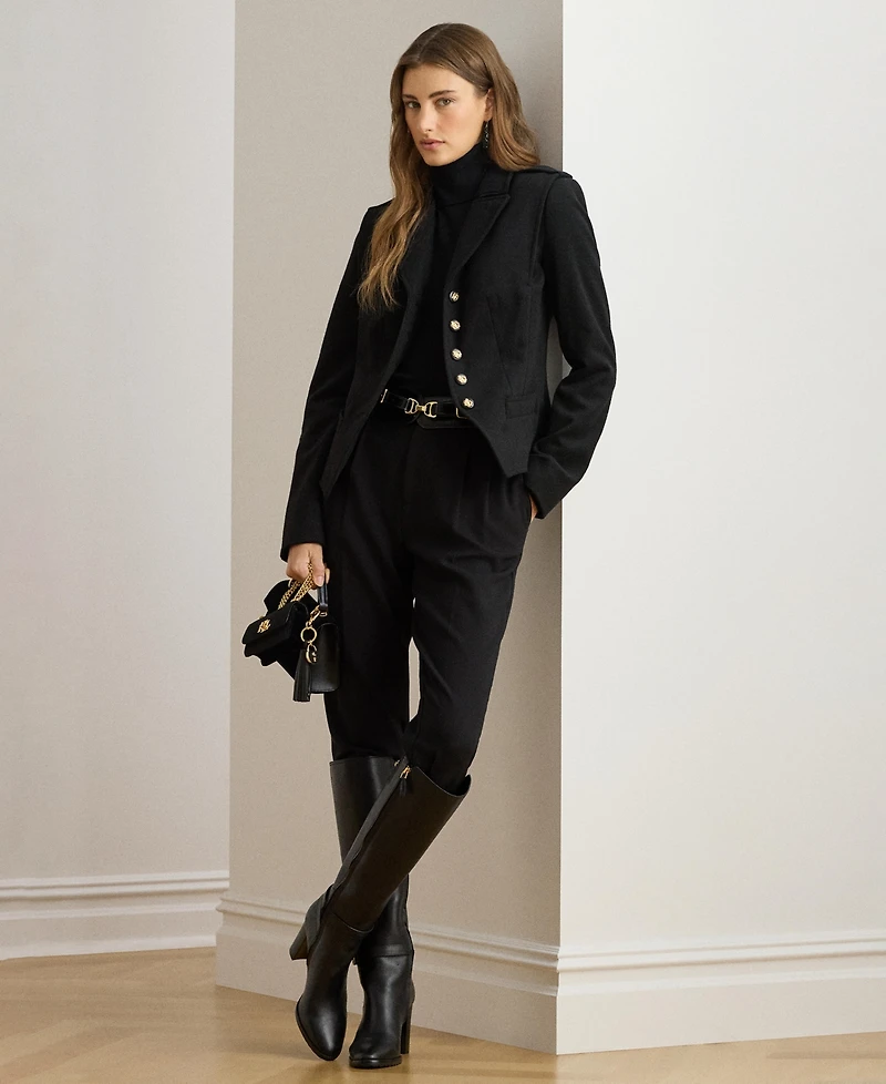 Lauren Ralph Women's Collared Long Sleeve Jacket