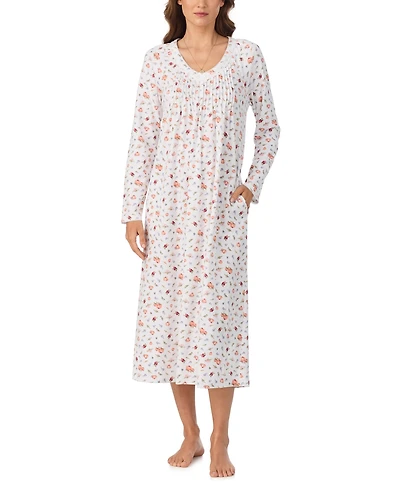 Eileen West Women's Long Sleeve Nightgown