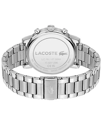 Lacoste Men's Replay Silver Tone Stainless Steel Bracelet Watch, 44mm