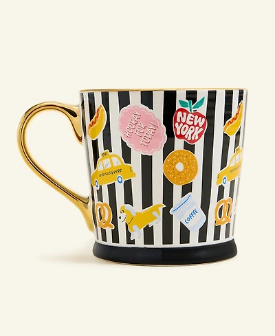 Macy's 99th Thanksgiving Day Parade Striped Nyc Icon Coffee Mug, Macy's Exclusive