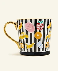 Macy's 99th Thanksgiving Day Parade Striped Nyc Icon Coffee Mug, Macy's Exclusive