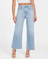 Guess Women's Wide Leg High Rise Pants