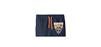 Naruto Boys Classic Youth Gray Zip Hoodie and Navy Jogger Pants