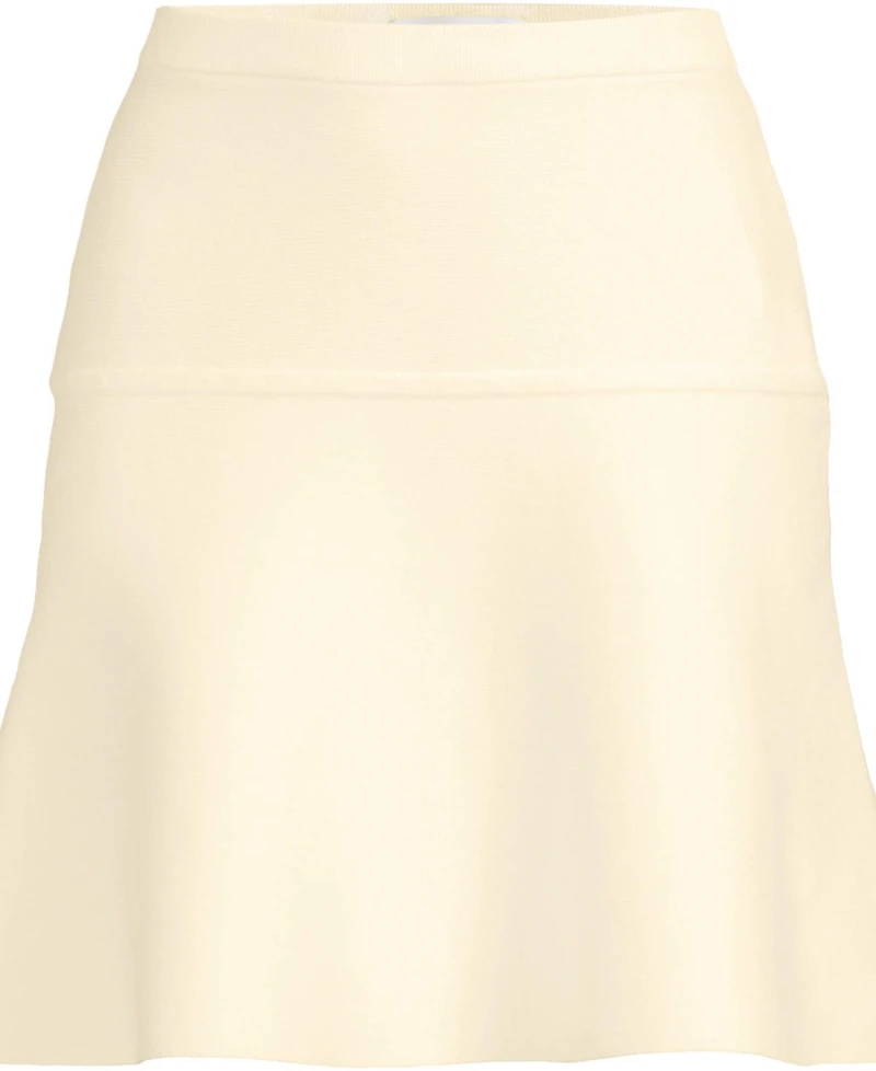 Lands' End Women's Fine Gauge Cotton Sweater Above the Knee Circle Skirt