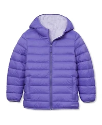 Lands' End Girls FeatherFree Reversible Hooded Jacket