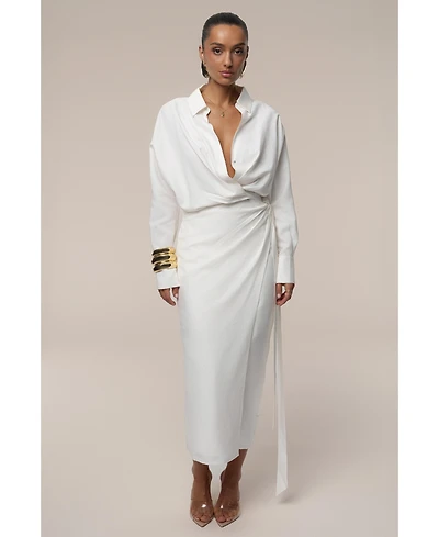 Jluxlabel Women's Skyline Wrap Midi Dress