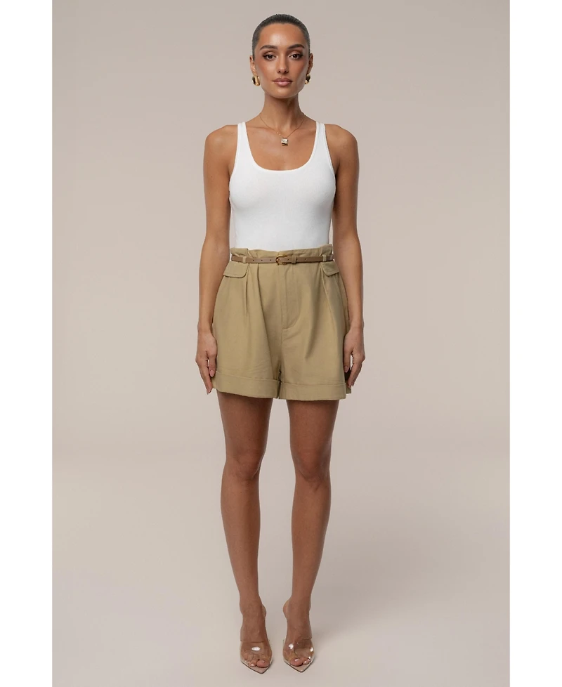 Jluxlabel Belted Cargo Shorts