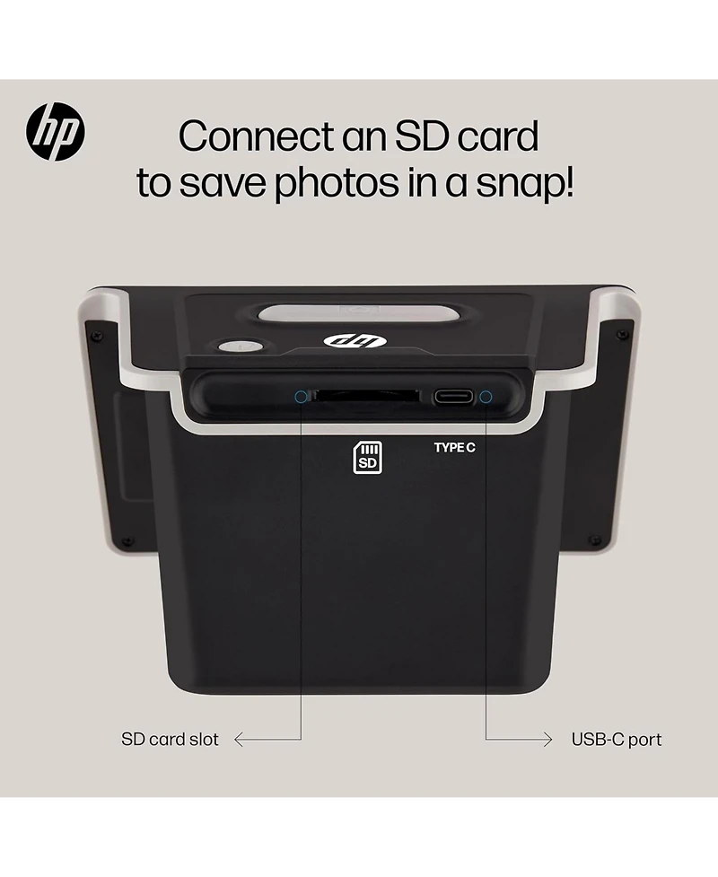 Hp FilmScan Film & Slide Scanner with 5" Touch Screen, Film Scanner Convert Negatives to Digital 22MP Jpeg