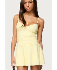 Edikted Women's Deborah Ruched Mini Dress