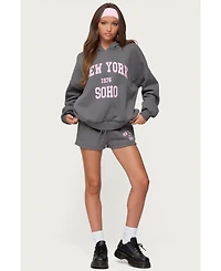 Edikted Women's Soho 76 Sweat Shorts