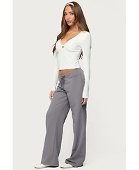 Edikted Women's Quinn Straight Leg Sweatpants