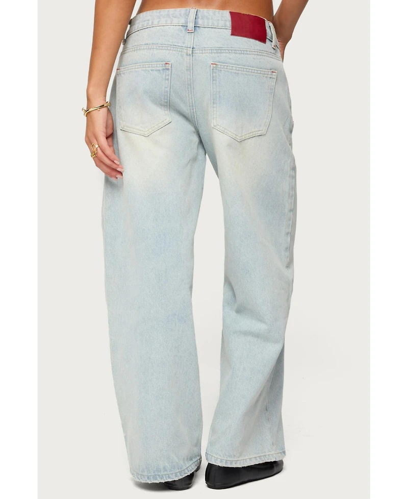 Edikted Women's Ace Relaxed Jeans