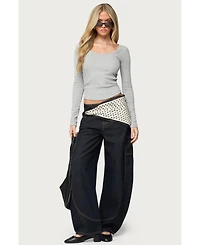 Edikted Women's Makenna Scoop Neck Top