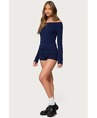 Edikted Women's Arianna Knit Shorts