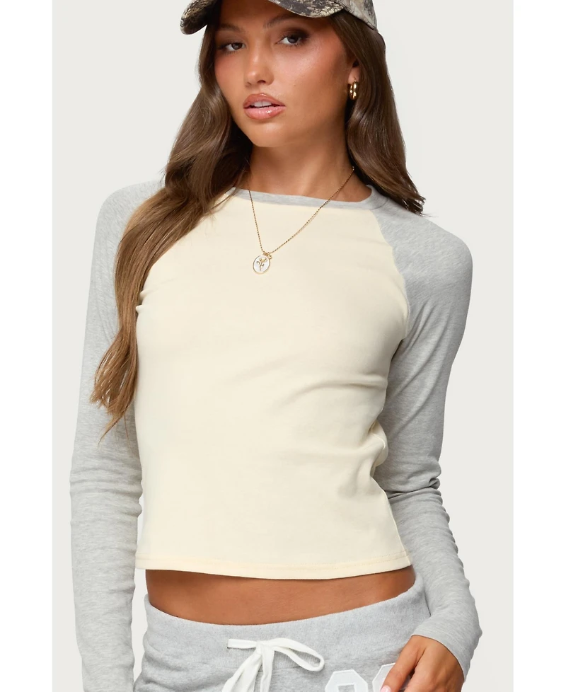 Edikted Women's Raya Long Sleeve T Shirt