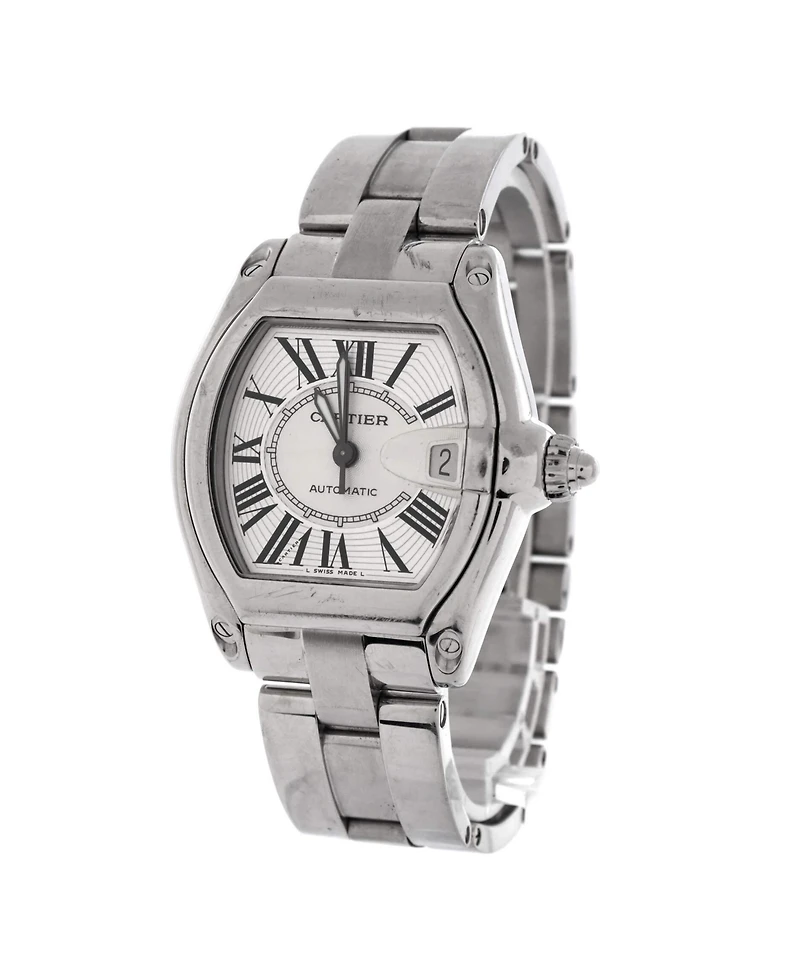 Pre-Owned Cartier Roadster Automatic Watch in Stainless Steel 37mm