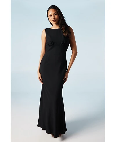 Coast Cowl Back Maxi Bridesmaid Dress