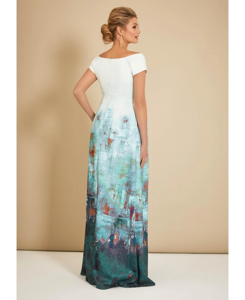 Tiffany Rose Maternity Aria Off Shoulder Gown