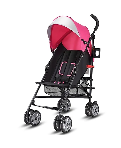 Costway Toddler Folding Lightweight Umbrella Travel Stroller w/ Storage Basket