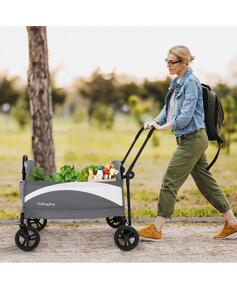 Costway Toddler 2-Seat Stroller Wagon Folding Stroller