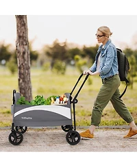 Costway Toddler 2-Seat Stroller Wagon Folding Stroller