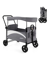 Costway Toddler 2-Seat Stroller Wagon Folding Stroller