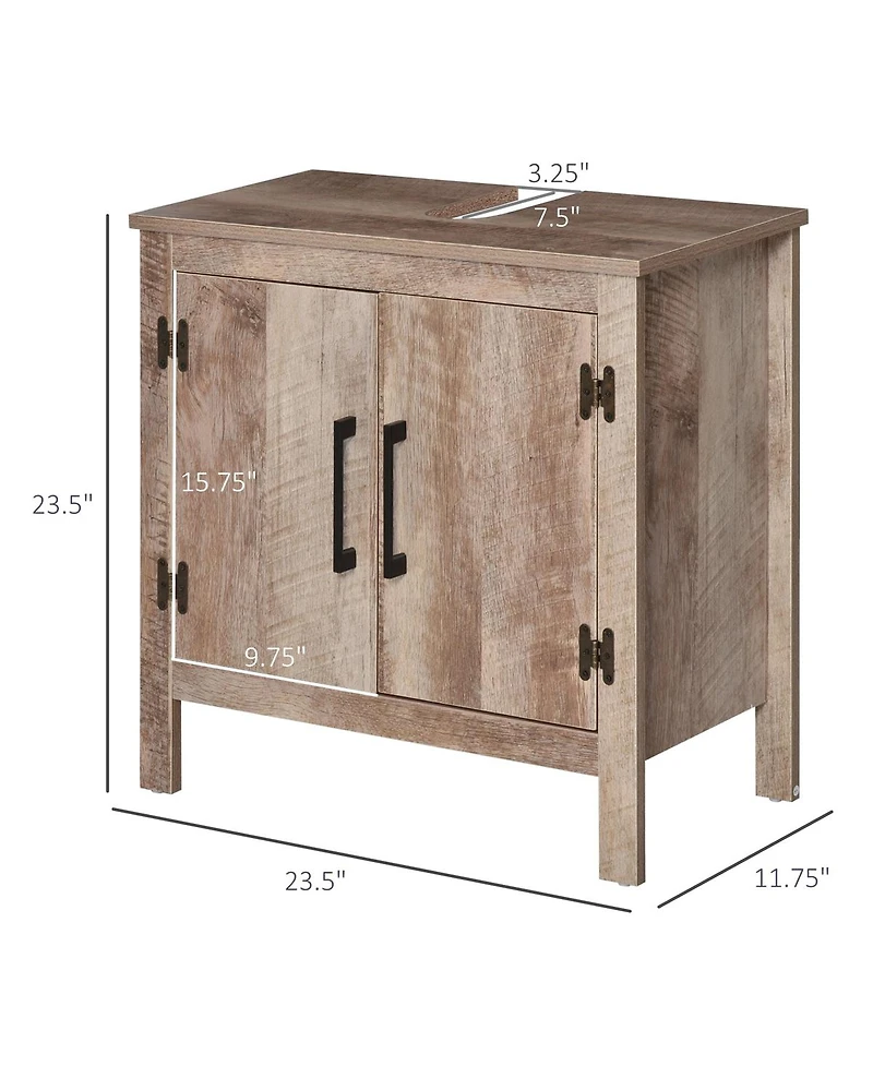 Slickblue Bathroom Vanity Cabinet with Double Door Storage for Modern Home Interiors