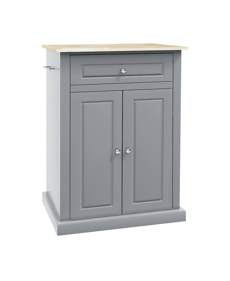Slickblue Spacious Freestanding Kitchen Storage Cabinet with Adjustable Shelves for Pantry