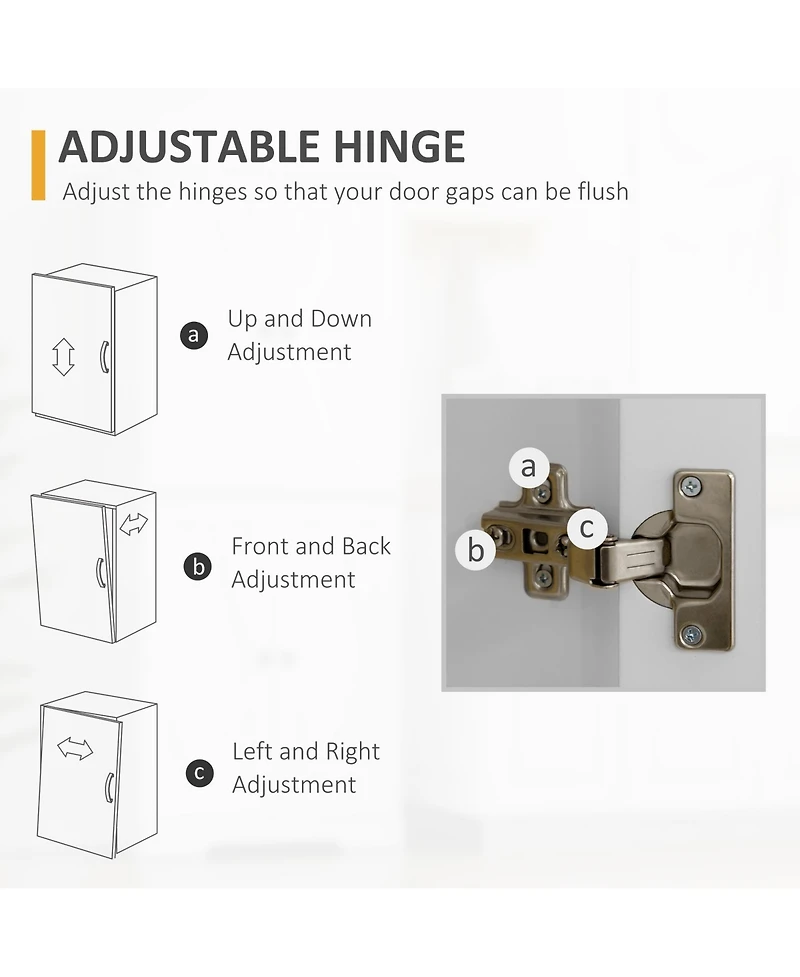 Slickblue Efficient Durable Kitchen Storage Cabinet for Small Kitchens and Clutter Control
