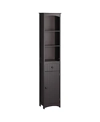 Slickblue Compact Bathroom Storage Cabinet with Durable Build for Towels and Essentials