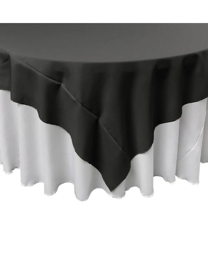 Polyester Square Tablecloth 72x72 – Wrinkle-Resistant Table Cover for Events and Home Dining