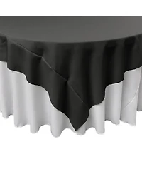 Polyester Square Tablecloth 72x72 – Wrinkle-Resistant Table Cover for Events and Home Dining
