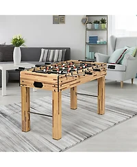 Gymax 48'' Foosball Table Home Soccer Game Table Christmas Families Party Recreation