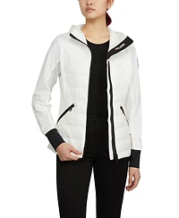 Pajar Women's Cressy Mixed Media Channel Quilted Stretch Puffer
