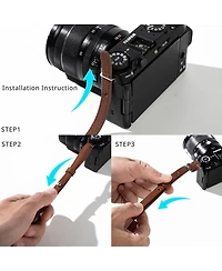 SmallRig Universal Leather Camera Shoulder Strap, Brown
