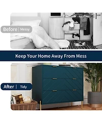 3-Drawer Dresser Chest Cabinet
