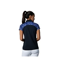 Daily Sports Andria 1/2 Zip Cap Sleeve Womens Golf Polo